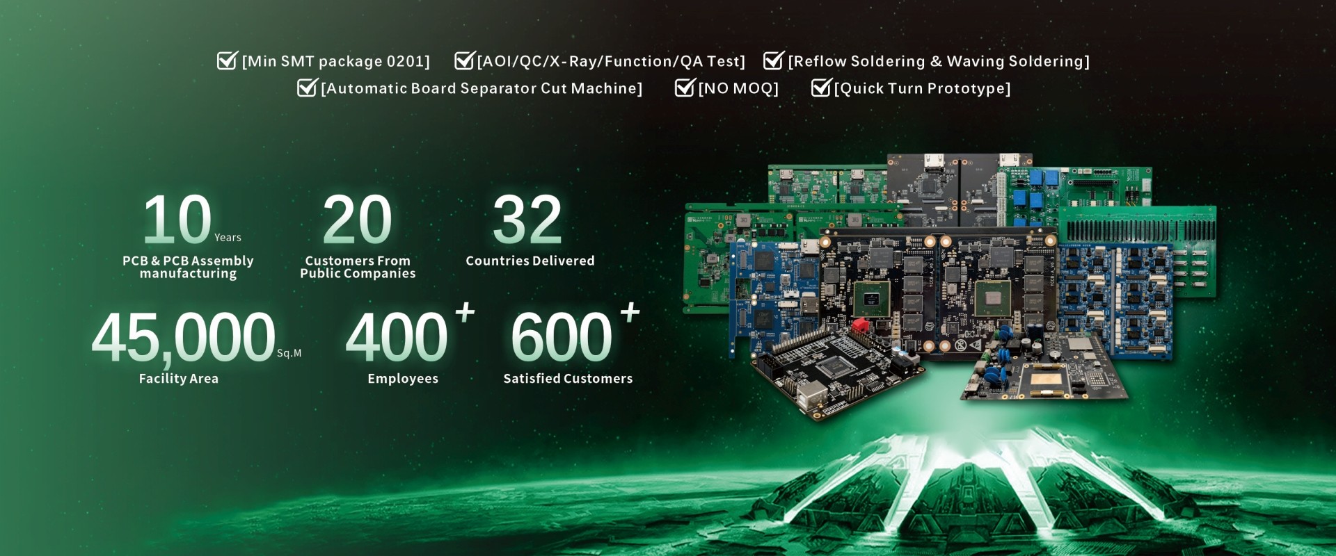 calidad SMT Asamblea PCB fábrica