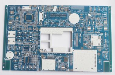 Un buen precio. grueso HASL de 1.6m m SI placa de circuito impresa electrónica azul superficial de Soldmask en línea