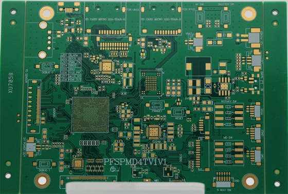 Un buen precio. 4 capas 2 OZ FR4 placa de circuitos electrónicos impresos ENIG Superficie Negro Soldmask fábrica de PCB prototipo en línea