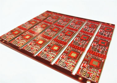 Un buen precio. 2-22 el PWB rojo del oro FR-4 de Soldermask Immsion de las capas imprimió a la placa de circuito en línea