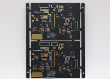 Un buen precio. PWB de cobre pesado de la placa de circuito de la impresión del oro FR4 de la inmersión de Soldermask del negro 6L en línea
